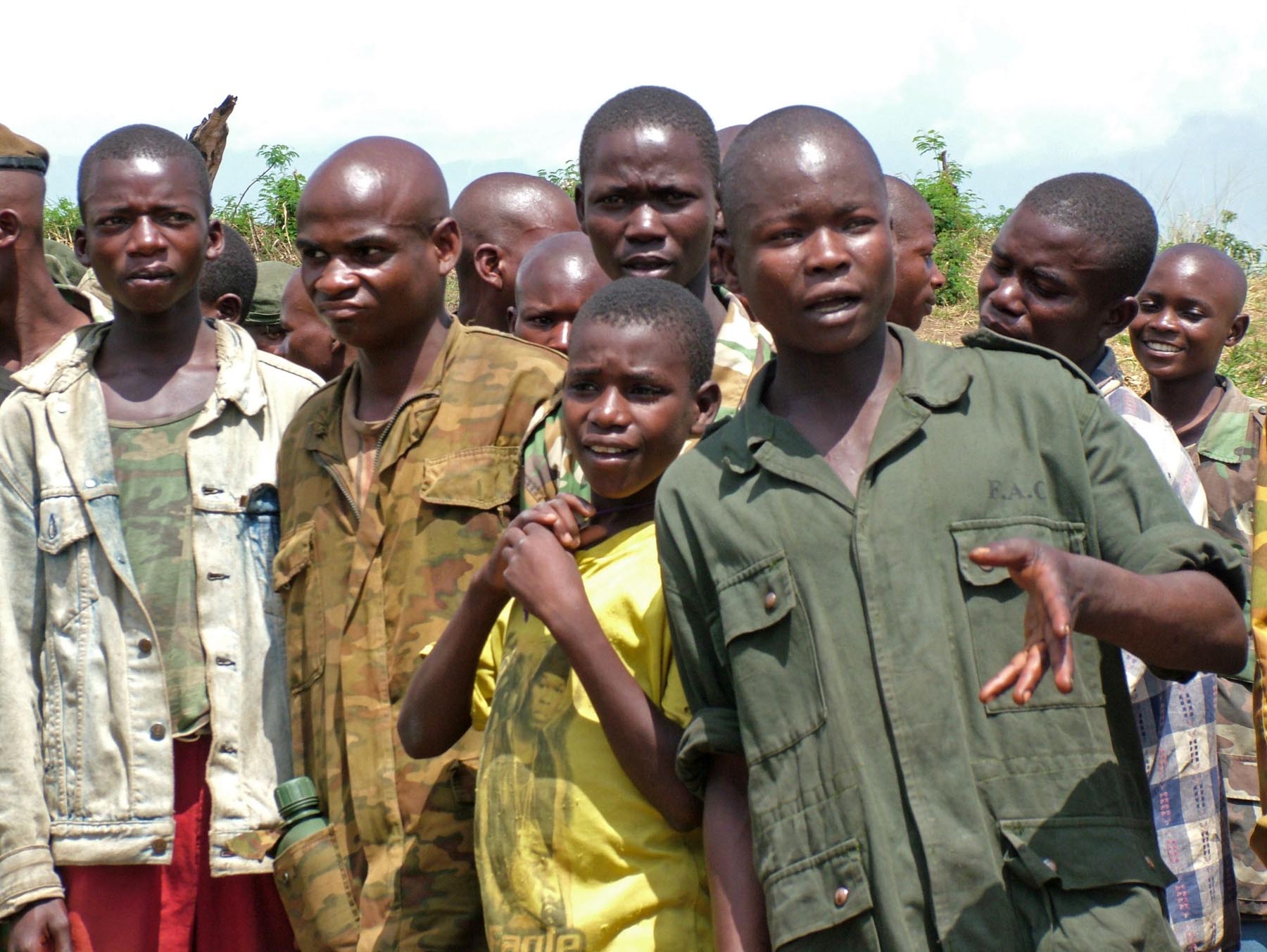 Lapsisotilaita Kongossa. Kuva: Wikimedia Commons.